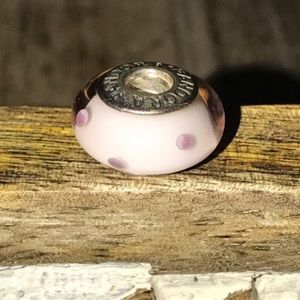 Pandora pink flower charm